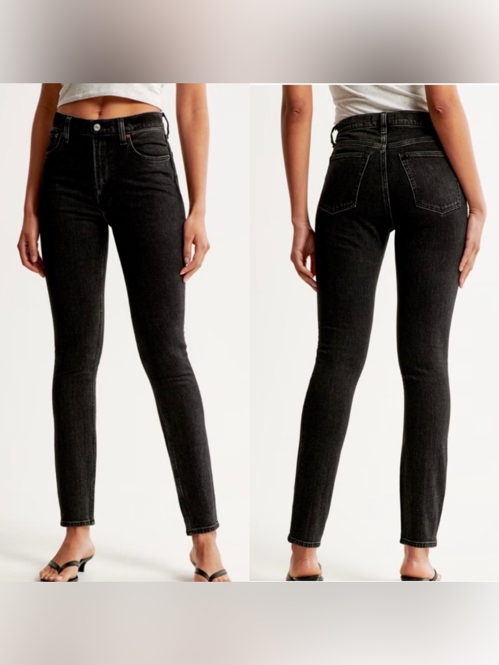 New! Abercrombie and Fitch The Skinny High Rise Jeans Womens Size 28 Short